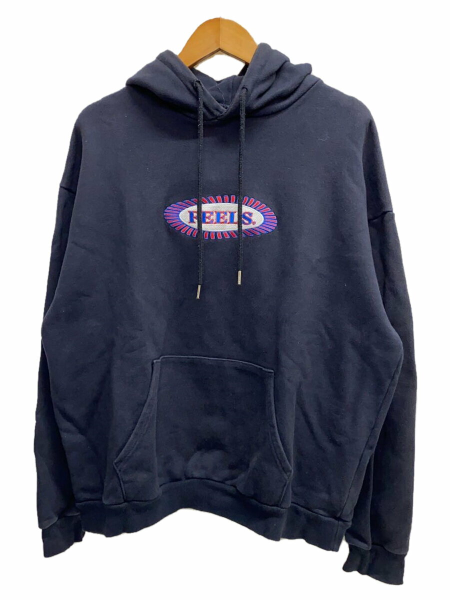 【中古】FEELS./HOODIE/上杉柊平/パーカー/L/コットン/BLK【メンズウェア】