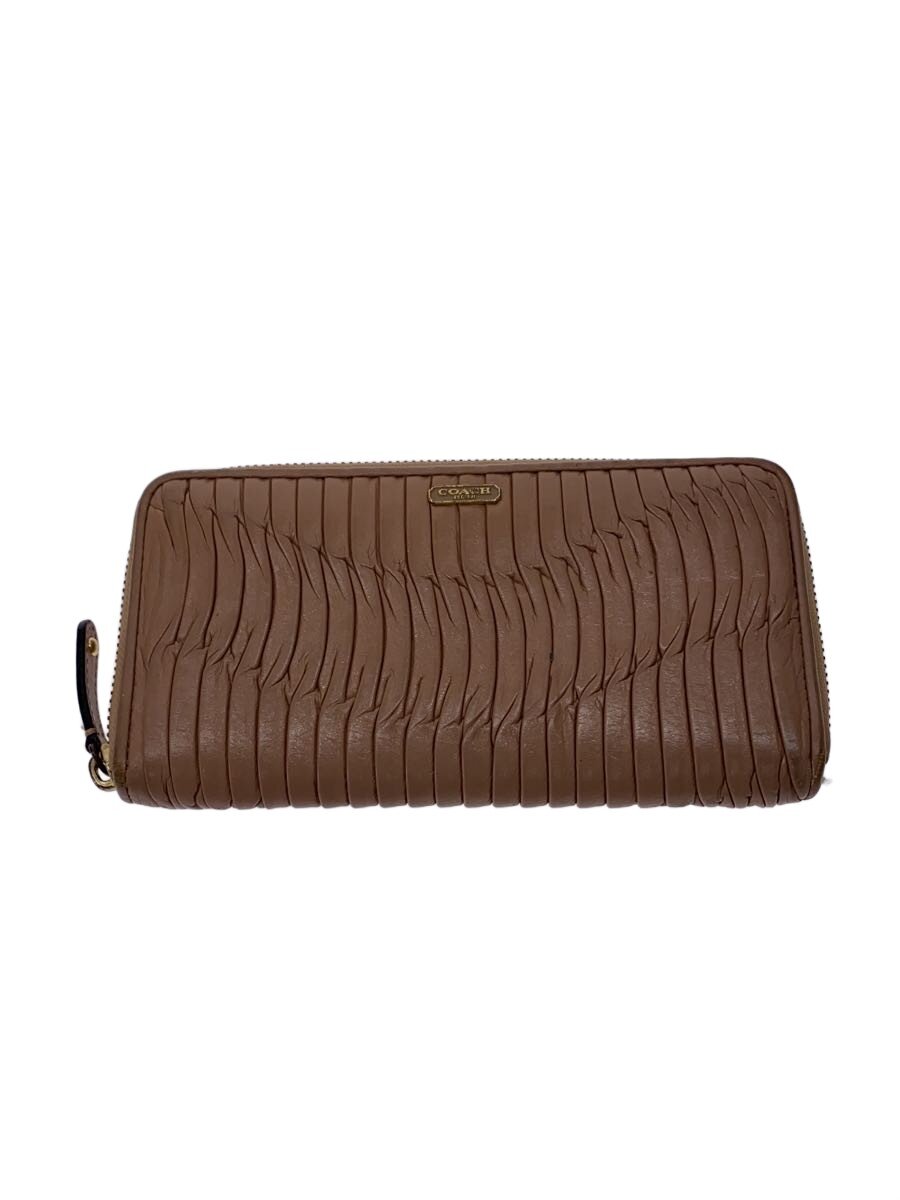 【中古】COACH◆長財布/--/BEG/レディース【服飾雑貨他】
