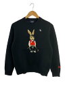 【中古】PEARLY GATES◆ニット・セーター(厚手)/1/ポリエステル/BLK/055-3270906【レディースウェア】