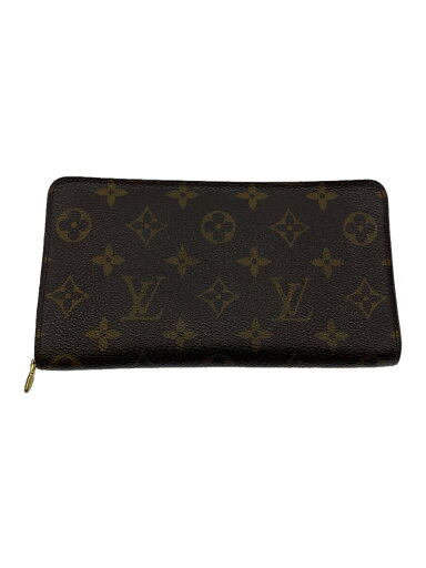 【中古】LOUIS VUITTON◆ポルト・モネ・ジップ_モノグラム・キャンバス_BRW/PVC/BRW/モノグラム/レディース【服飾雑貨他】 【中古】LOUIS VUITTON◆ポルト・モネ・ジップ_モノグラム・キャンバス_BRW/PVC/BRW/モノグラム/レディース【服飾雑貨他】