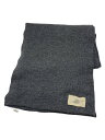 【中古】EWALD&KLASER/マフラー/ウール/GRY/メンズ【服飾雑貨他】