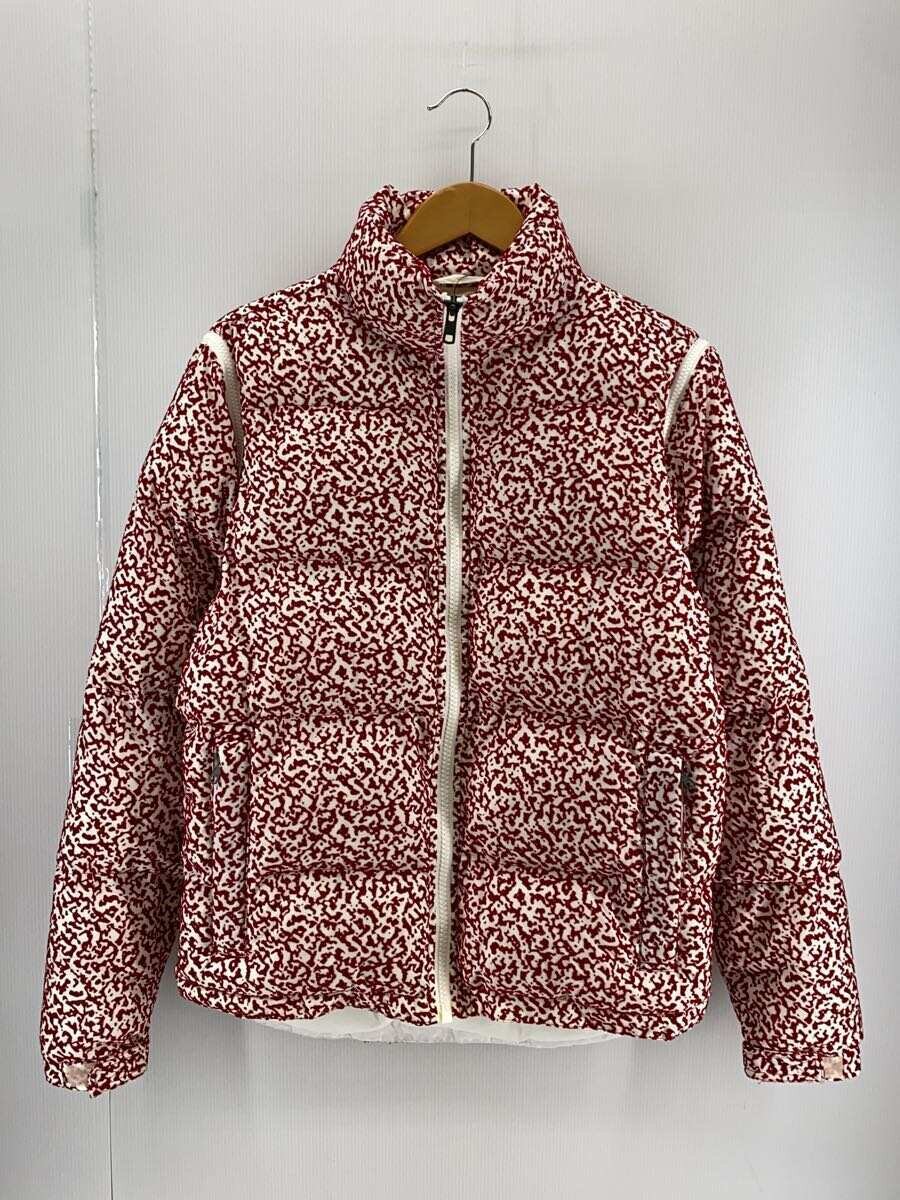 【中古】JOYRICH◆中綿ジャケット/S/ナイロン/RED/総柄【メンズウェア】
