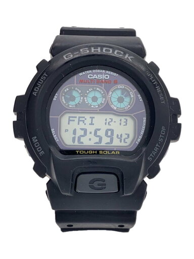 【中古】CASIO◆ソーラー腕時計・G-SHOCK/デジタル/ラバー/BLK/BLK【服飾雑貨他】 【中古】CASIO◆ソーラー腕時計・G-SHOCK/デジタル/ラバー/BLK/BLK【服飾雑貨他】