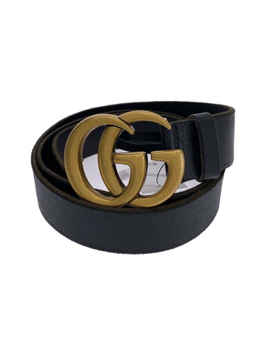 【中古】GUCCI◆ベルト/レザー/BLK/メンズ/406831/GGロゴ/バックル【服飾雑貨他】 【中古】GUCCI◆ベルト/レザー/BLK/メンズ/406831/GGロゴ/バックル【服飾雑貨他】