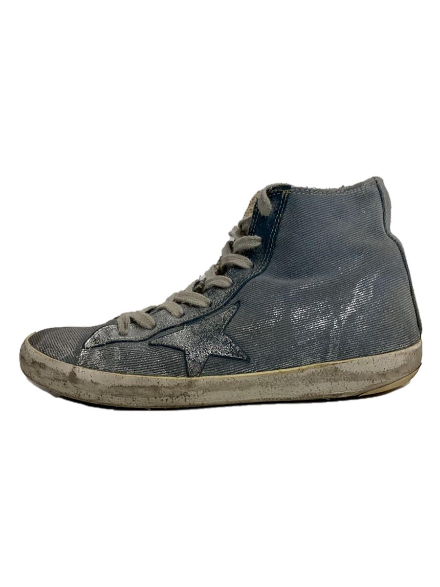 【中古】GOLDEN GOOSE◆ハイカットスニーカー/38/SLV【シューズ】