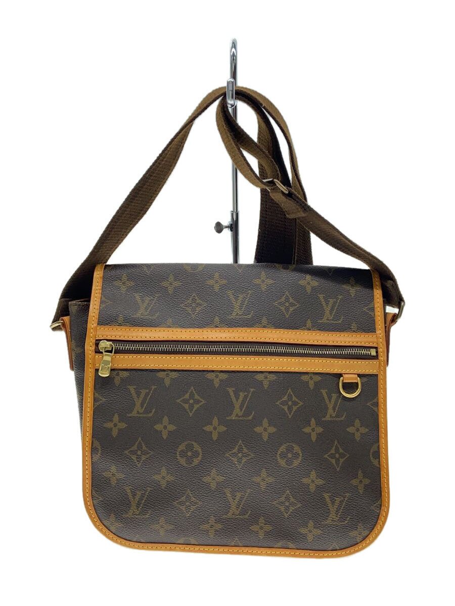 【中古】LOUIS VUITTON◆メッセンジャーPM・ボスフォール_モノグラム・キャンバス_BRW/PVC/BRW【バッグ】