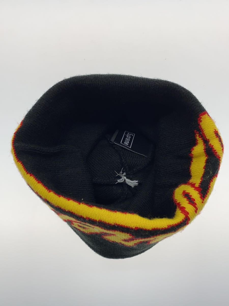 【中古】NEW ERA◆19AW/New Era Script Cuff Beanie/ニットキャップ/FREE/アクリル/ブラック【服飾雑貨他】 3