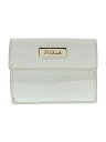 【中古】FURLA◆3つ折り財布/--/WHT/無