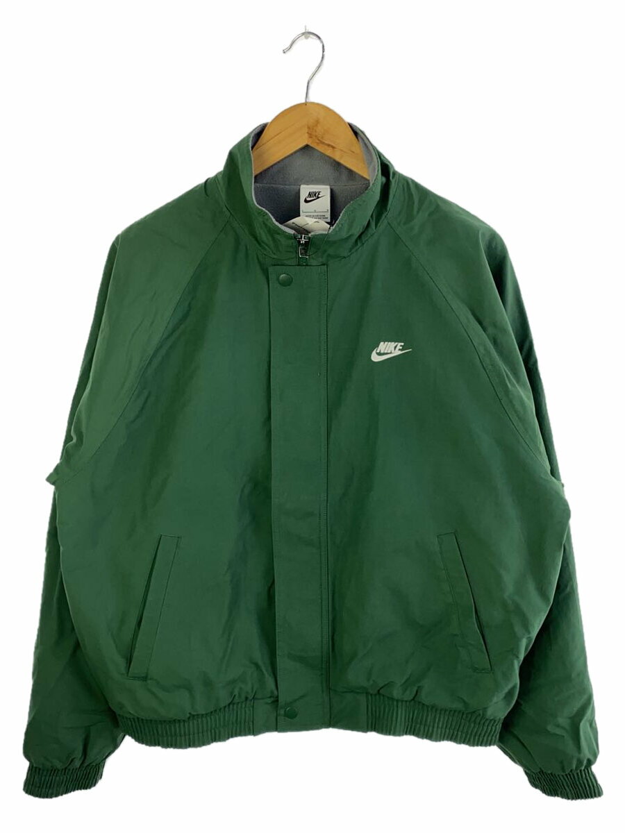 【中古】NIKE◆クラブフューチュラジャケット/L/コットン/グリーン/FZ0657-323【メンズウェア】