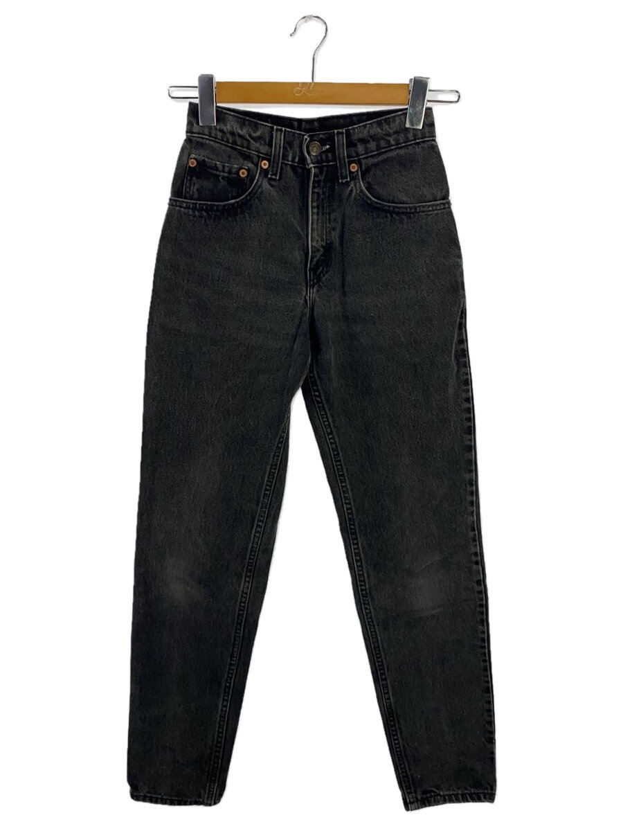 【中古】Levi’s◆90s/ブラックデニム/ストレートパンツ/--/コットン/BLK【メンズウェア】