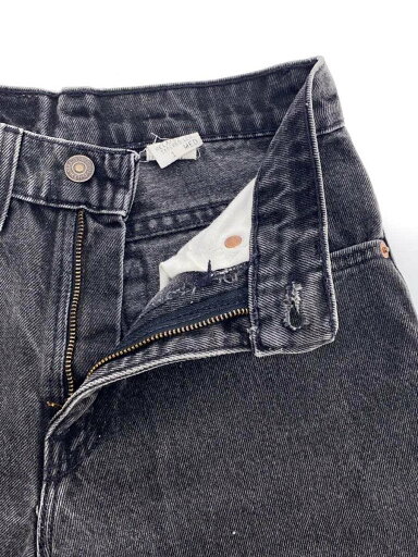 【中古】Levi’s◆90s/ブラックデニム/ストレートパンツ/--/コットン/BLK【メンズウェア】