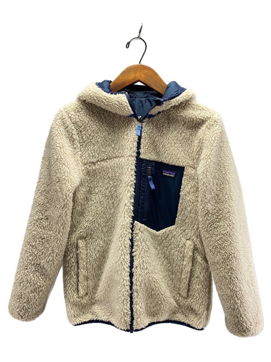 【中古】patagonia◆パタゴニア/68095FA21/フリースジャケット/--/ポリエステル/クリーム【レディースウェア】