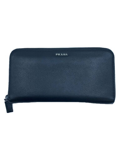 【中古】PRADA◆長財布/レザー/BLK/メンズ【服飾雑貨他】 【中古】PRADA◆長財布/レザー/BLK/メンズ【服飾雑貨他】