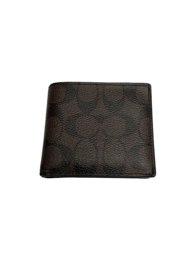 【中古】COACH◆2つ折り財布/--/BRW/総柄/メンズ【服飾雑貨他】 【中古】COACH◆2つ折り財布/--/BRW/総柄/メンズ【服飾雑貨他】