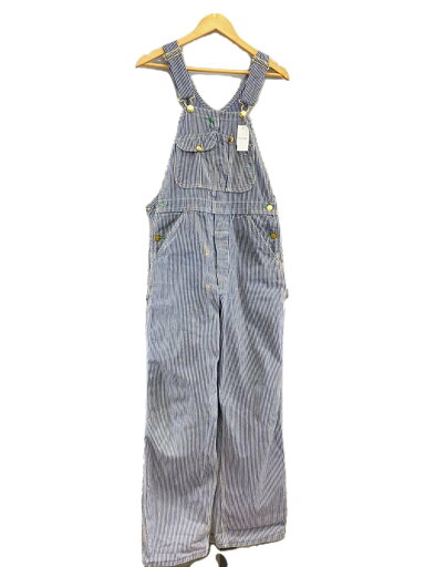 【中古】KEY◆70s/ペンキ飛びアリ/ヒッコリー/オーバーオール/30/コットン/BLU【メンズウェア】 【中古】KEY◆70s/ペンキ飛びアリ/ヒッコリー/オーバーオール/30/コットン/BLU【メンズウェア】