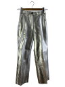 【中古】CITYSHOP◆ボトム/36/フェイクレザー/SLV/無地/23-030-042-2040-3-0【レディースウェア】