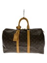 【中古】LOUIS VUITTON◆キーポル45_モノグラム・キャンバス_BRW/PVC/BRW/総柄【バッグ】