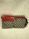 【中古】GUCCI◆ウエストバッグ/キャンバス【バッグ】