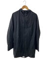 【中古】BALENCIAGA◆コート/44/シルク/BLK/無地/215265 TQ305【メンズウェア】