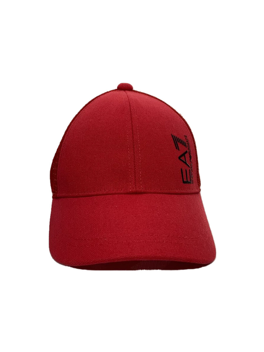 【中古】EMPORIO ARMANI◆ヘッドウェア/--/コットン/RED/メンズ/275862【服飾雑貨他】