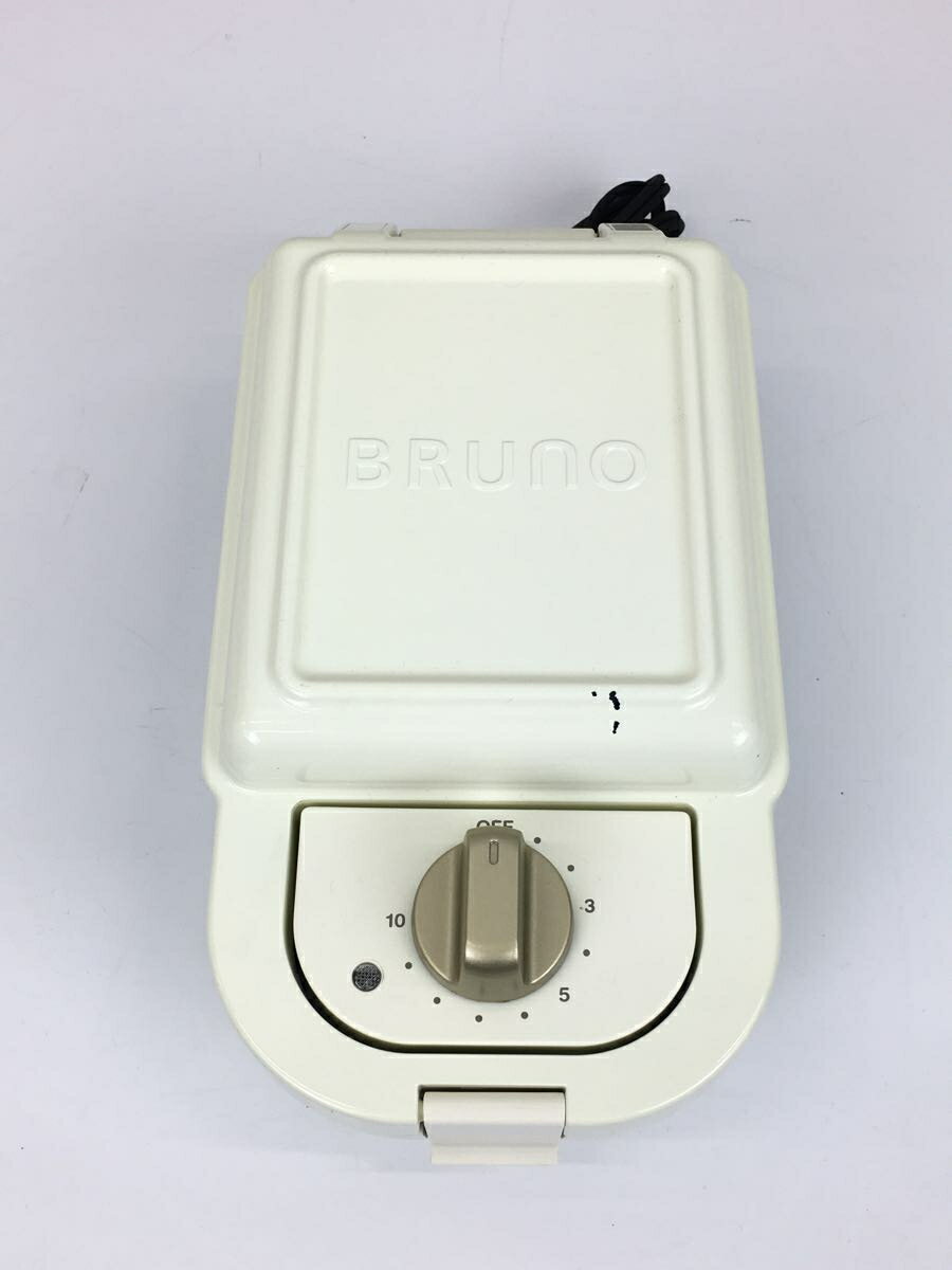 【中古】BRUNO(イデアインターナショナル)◆トースター BRUNO ホットサンドメーカー シングル BOE043-WH [ホワイト]【家電・ビジュアル・オーディオ】