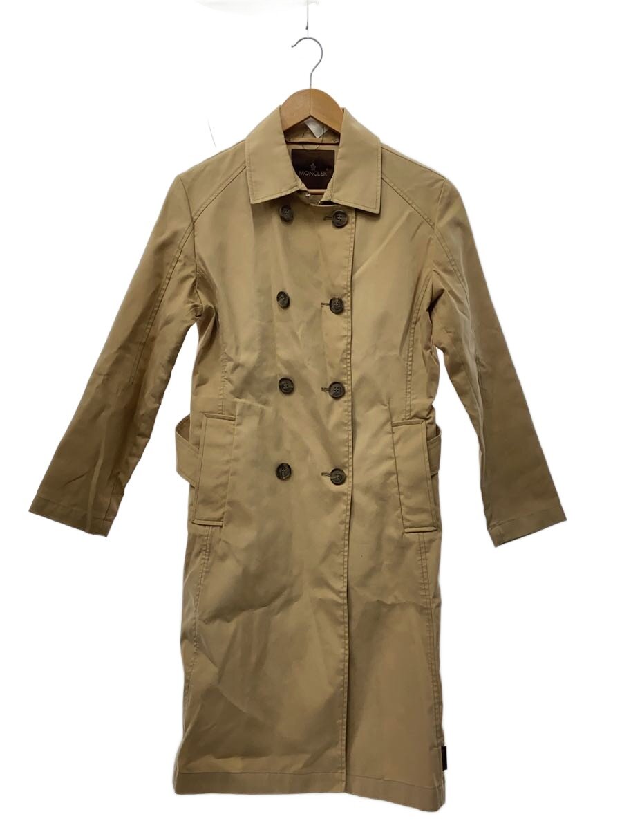 MONCLER◆TISSU-MATERIAL STOFF-TESSUTO/トレンチコート/0/コットン/BEG