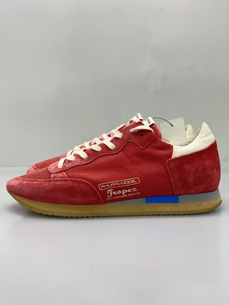 Rakuten - 【中古】PHILIPPE MODEL◆ローカットスニーカー/41/RED【シューズ】