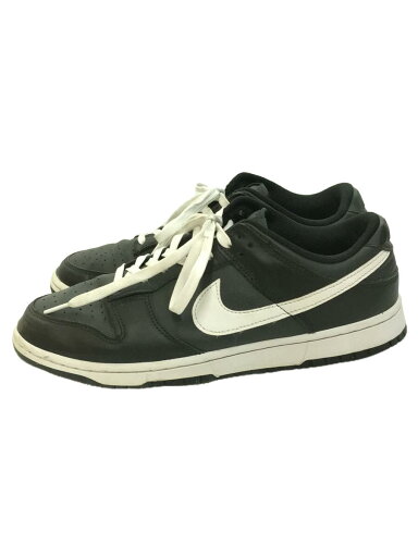 【中古】NIKE◆DUNK LOW RETRO_ダンク ロー レトロ/27.5cm/BLK/レザー【シューズ】 【中古】NIKE◆DUNK LOW RETRO_ダンク ロー レトロ/27.5cm/BLK/レザー【シューズ】