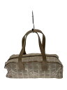 【中古】CHANEL◆ボストンバッグ/--/BEG/総柄【バッグ】