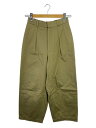 【中古】MARKAWARE◆CLASSIC FIT TROUSERS WESTPOINT/3/コットン/KHK/A19D-06PT01C【メンズウェア】