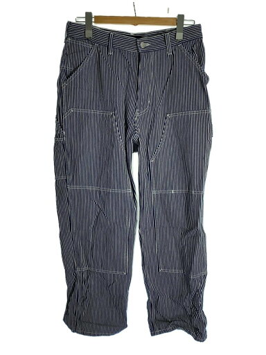【中古】X-LARGE◆ペインターパンツ/32/コットン/NVY/ストライプ/101222031002【メンズウェア】 【中古】X-LARGE◆ペインターパンツ/32/コットン/NVY/ストライプ/101222031002【メンズウェア】