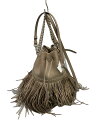 【中古】J&M DAVIDSON◆FRINGE CARNIVAL MINI/ショルダーバッグ/レザー/BEG【バッグ】(4)