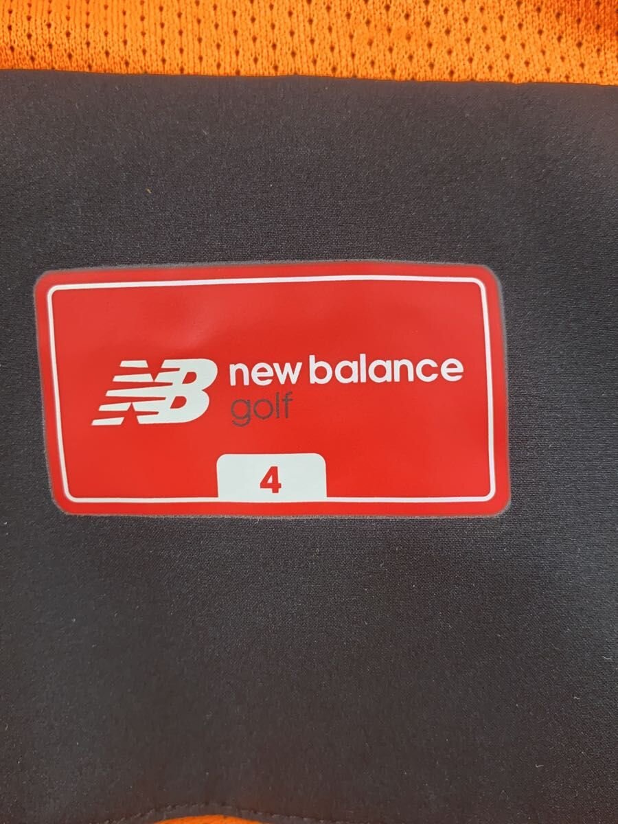 【中古】NEW BALANCE◆スポーツウェアー/4/ORN/012-0220007/ゴルフウェア【スポーツ】