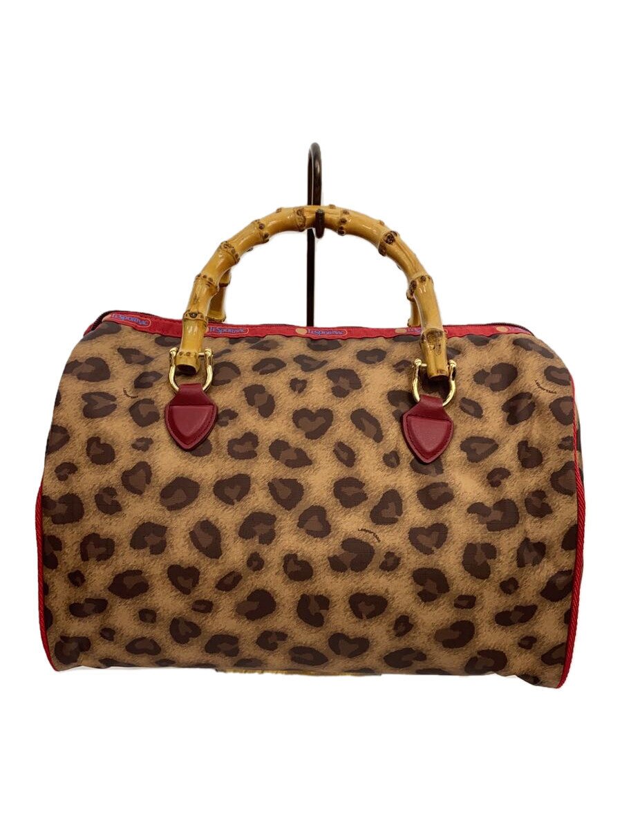 Boston Bags - 【中古】LESPORTSAC◆ボストンバッグ/ナイロン/CML/スモークパートレオパード【バッグ】