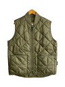 【中古】COACH◆キルテッドベスト/M/ポリエステル/GRN/CR482【メンズウェア】