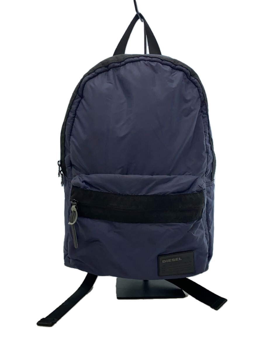 DIESEL - 【中古】DIESEL◆バックパック/リュック/ナイロン/IDG/無地【バッグ】