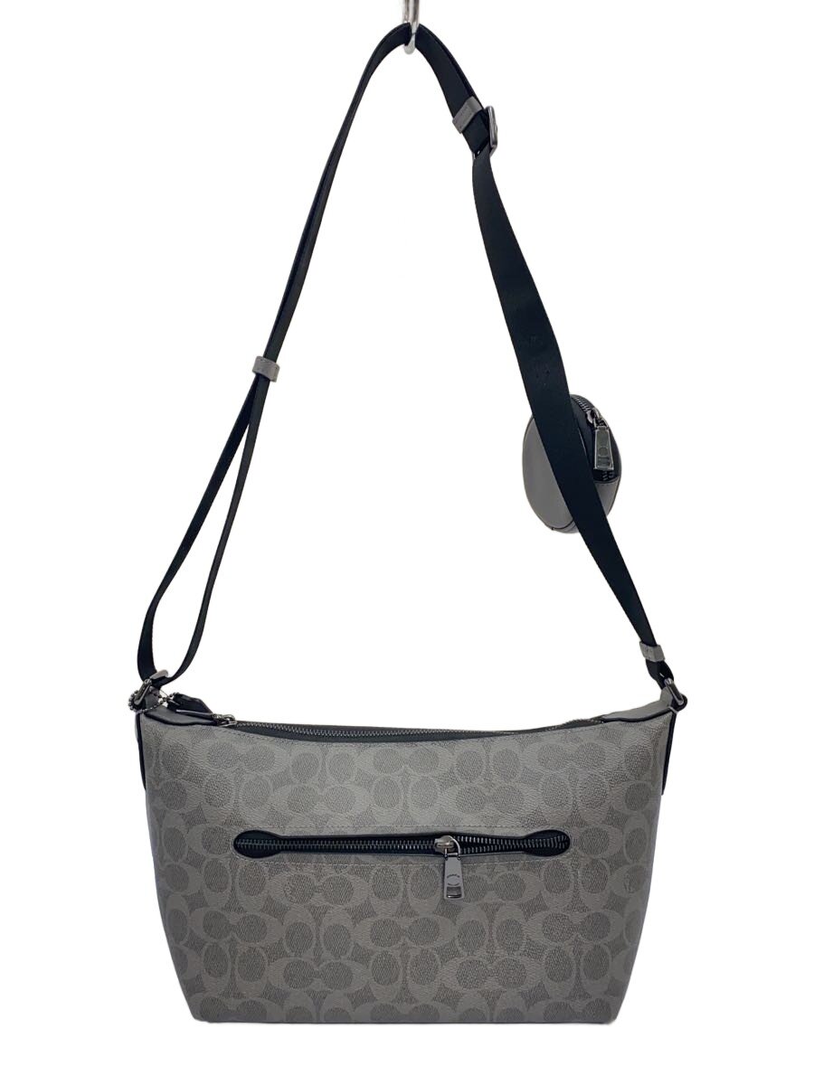 【中古】COACH◆ショルダーバッグ/--/GRY/総柄/CCG21【バッグ】