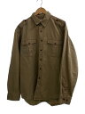 【中古】GAP◆長袖シャツ/XL/コットン/BEG【メンズウェア】