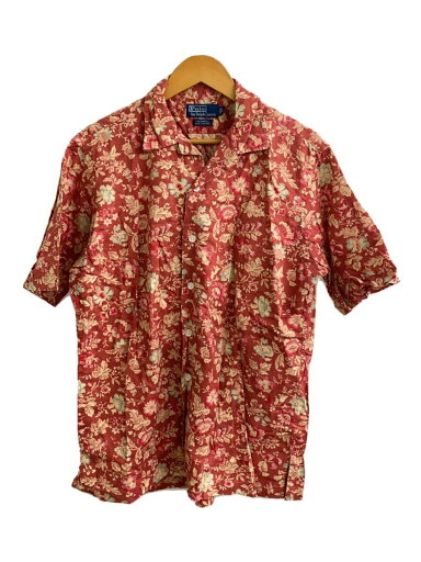 【中古】POLO RALPH LAUREN◆オープンカラーシャツ/S/コットン/RED/90s/CALDWELL/90s/CALDWELL【メンズウェア】 【中古】POLO RALPH LAUREN◆オープンカラーシャツ/S/コットン/RED/90s/CALDWELL/90s/CALDWELL【メンズウェア】