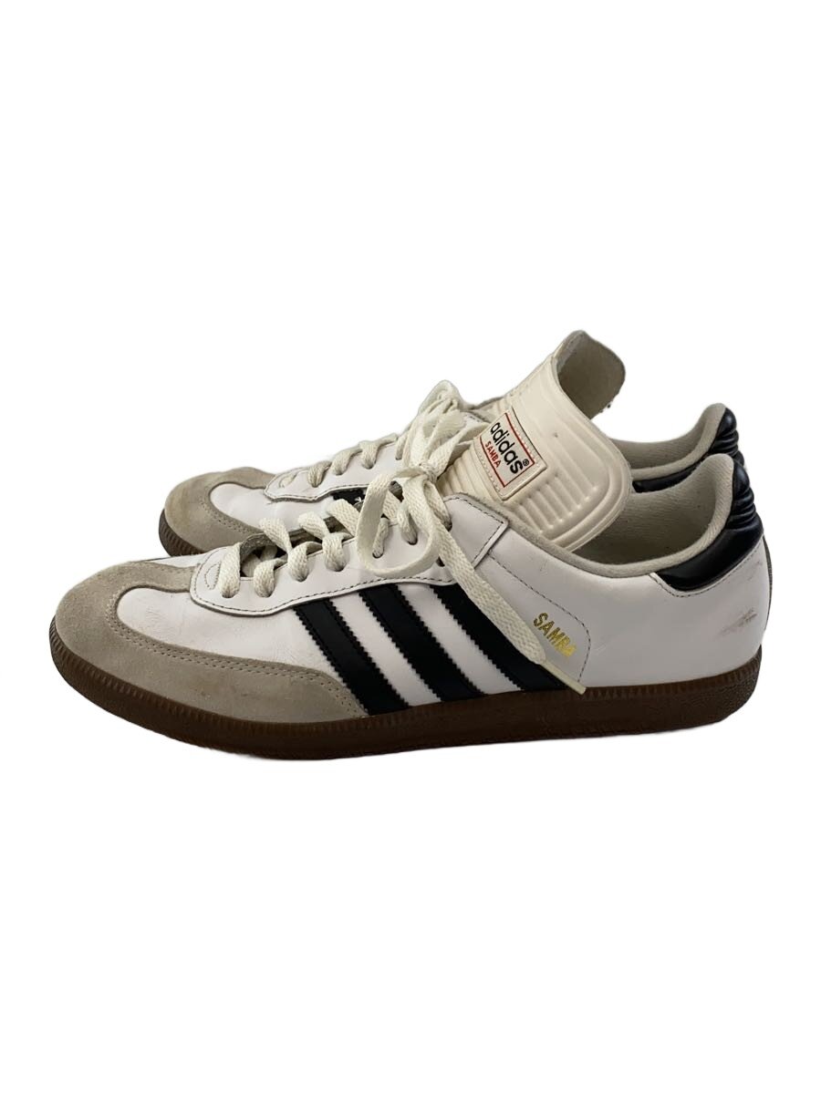 adidas◆SAMBA CLASSIC/ローカットスニーカー/28cm/WHT/スウェード/772109