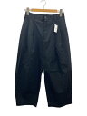 【中古】MAISON SPECIAL◆ボトム/1/コットン/BLK/無地/11242461216/120/2/2 Suvin Cotton Gabard【メンズウェア】(4)