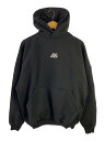 【中古】BALENCIAGA◆パーカー/1/コットン/BLK/739024【メンズウェア】