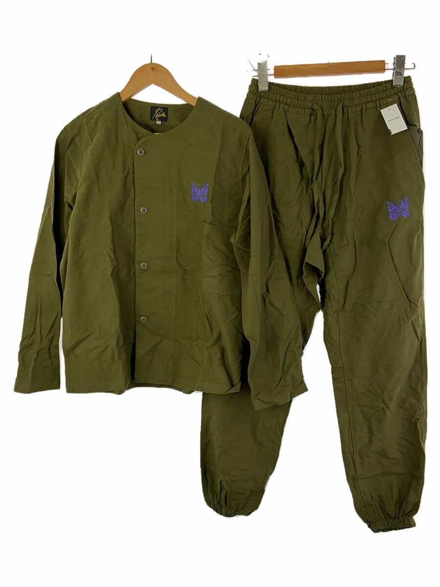 【中古】Needles◆セットアップ/XS/コットン/KHK/PU257【メンズウェア】
