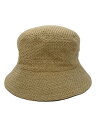 【中古】OUR LEGACY◆BEIGE ROPE WEAVE BUCKET HAT/コットン/BEG/無地/メンズ/A2228BBE【服飾雑貨他】