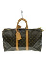 【中古】LOUIS VUITTON◆キーポル45_モノグラム・キャンバス_BRW/PVC/ブラウン【バッグ】