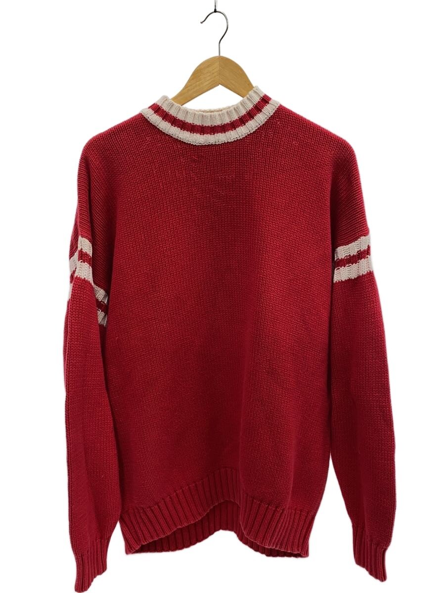 【中古】GAP◆90s/OLD/ニット・セーター(厚手)/XL/コットン/RED【メンズウェア】