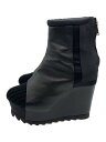 【中古】UNDERCOVER◆ブーツ/S/BLK/牛革/UCZ1F01【シューズ】