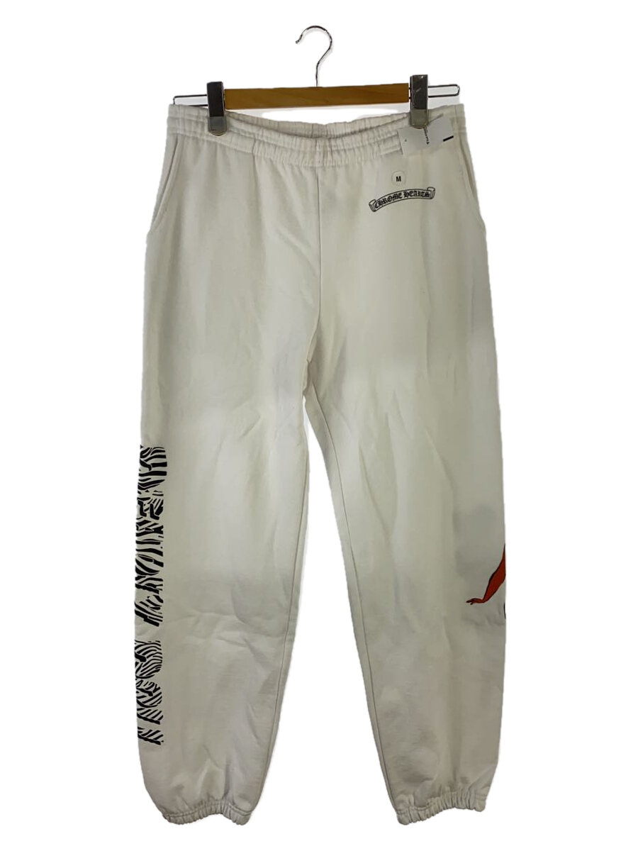 【中古】CHROME HEARTS◆ボトム/M/コットン/ホワイト//【メンズウェア】