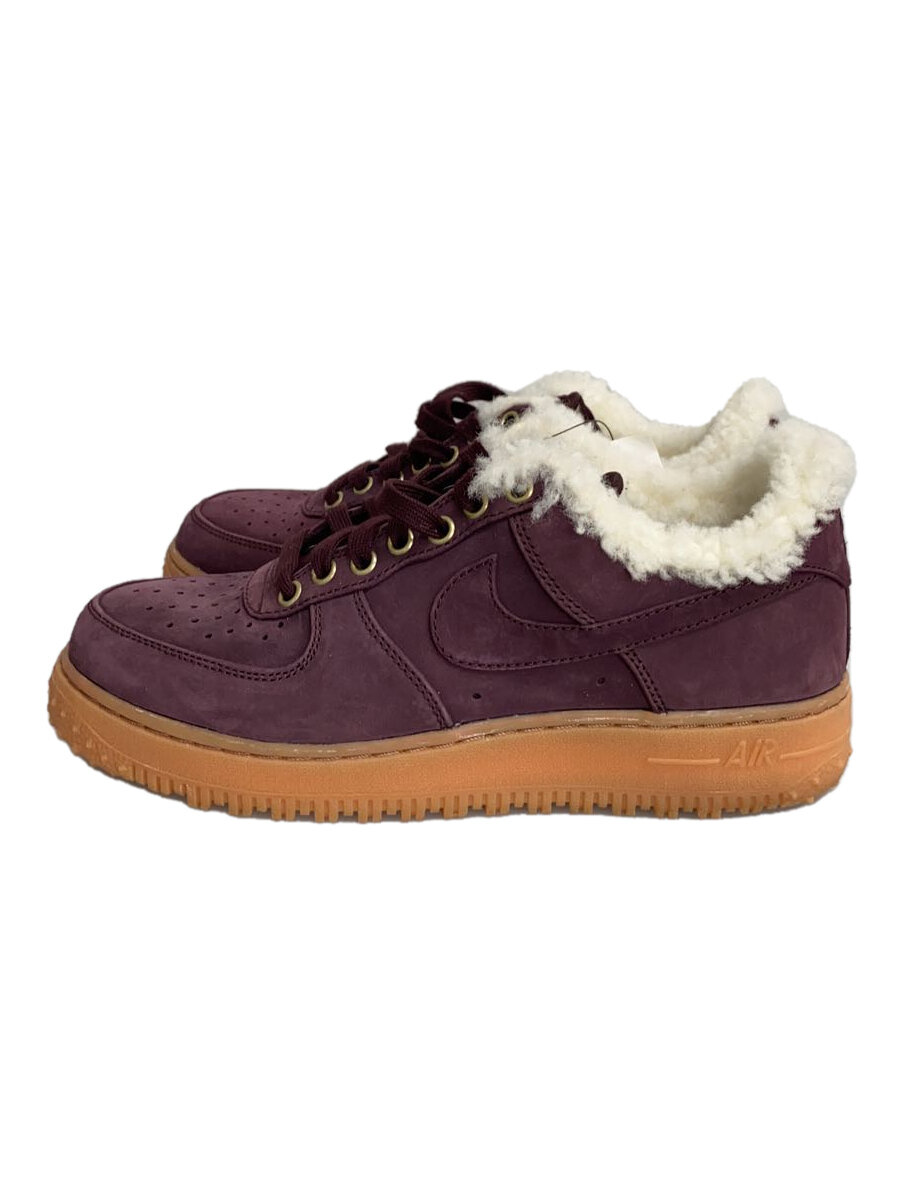 【中古】NIKE◆AIR FORCE 1 LOW PRM WTR/エアフォースロープレミアムウィンター/ボルドー/26cm/BRD【シューズ】