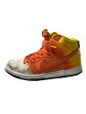 【中古】NIKE◆SB DUNK HIGH PRO_スケートボーディング ダンク ハイ プロ/27cm/ORN【シューズ】